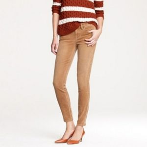 NEW J Crew Toothpick Corduroy Pants